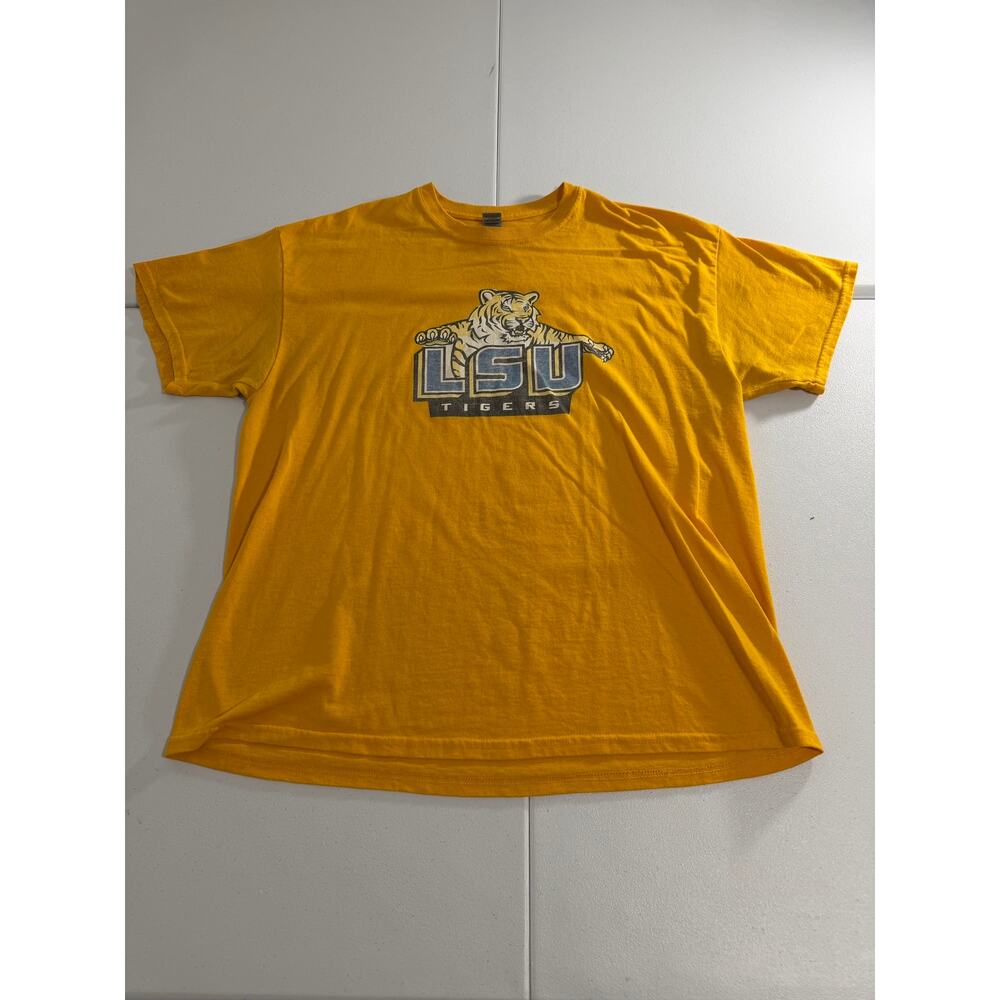 Vintage LSU T Shirt Size Yellow Size XL Green